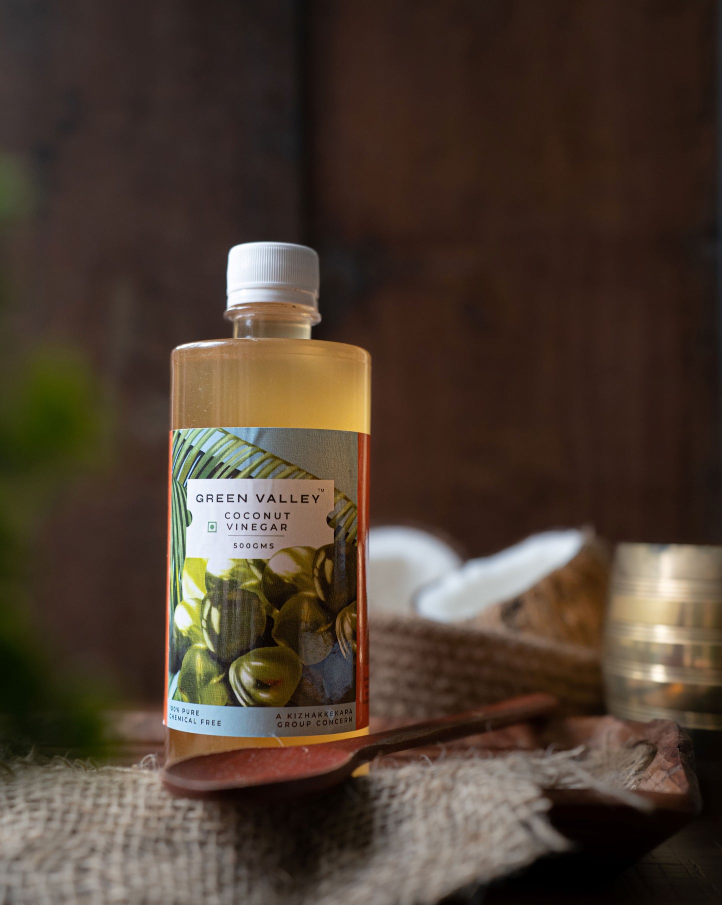 coconut vinager small bottile