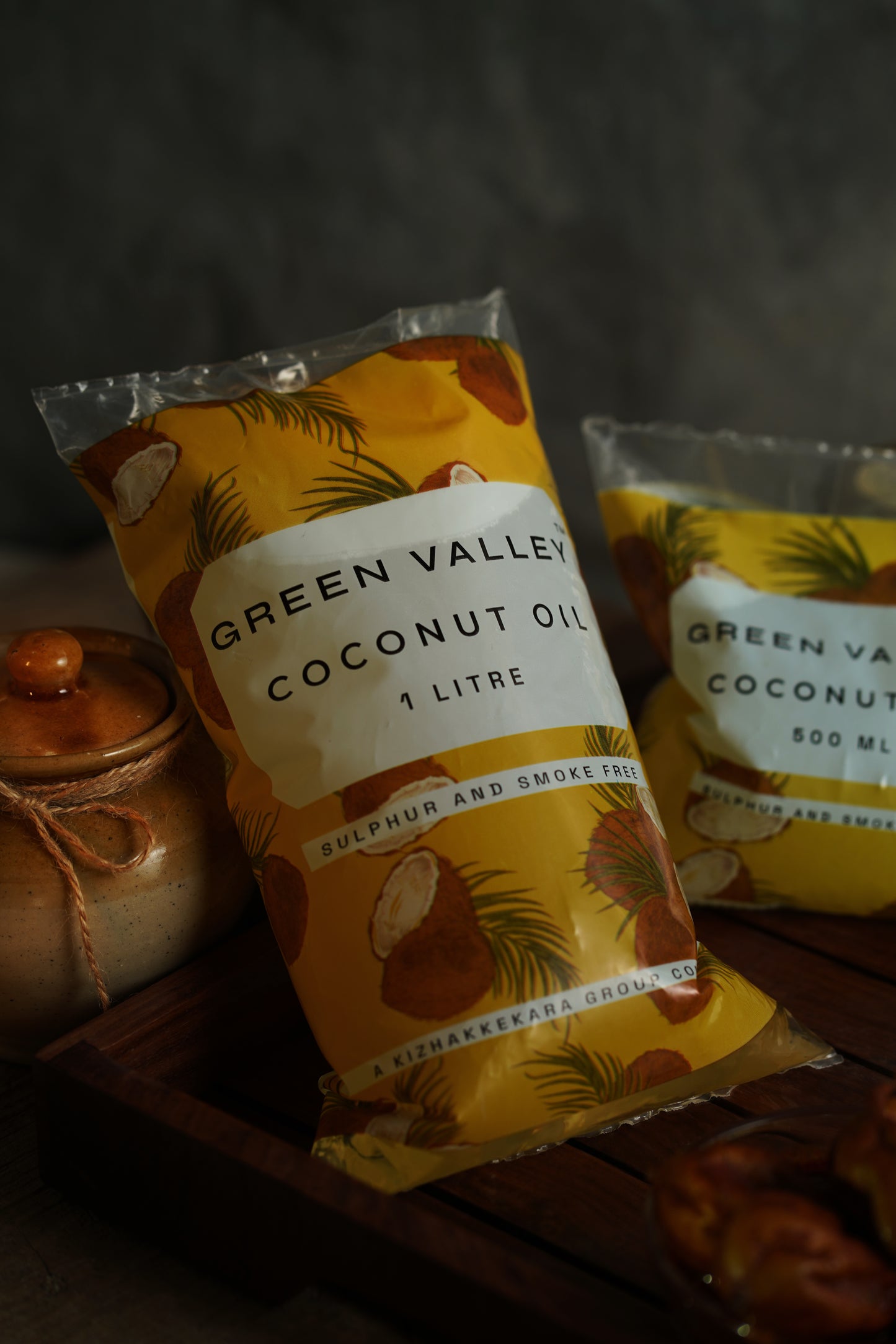 coconut oil pouch 1ltr