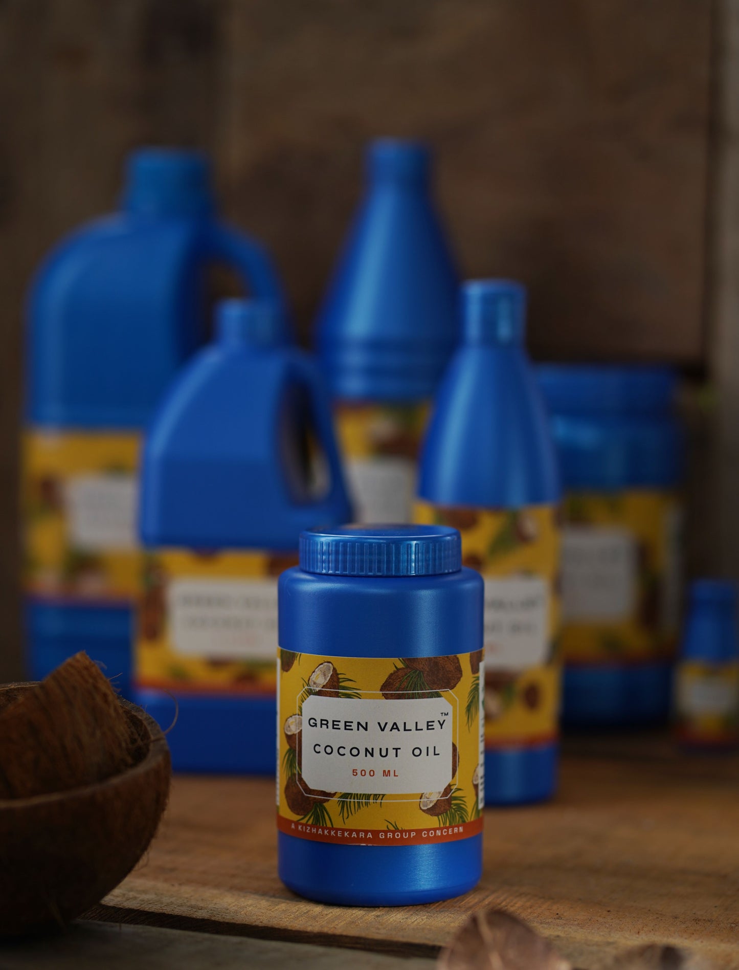 100% Pure Semi-Cold Pressed Coconut Oil, HDPE Jar