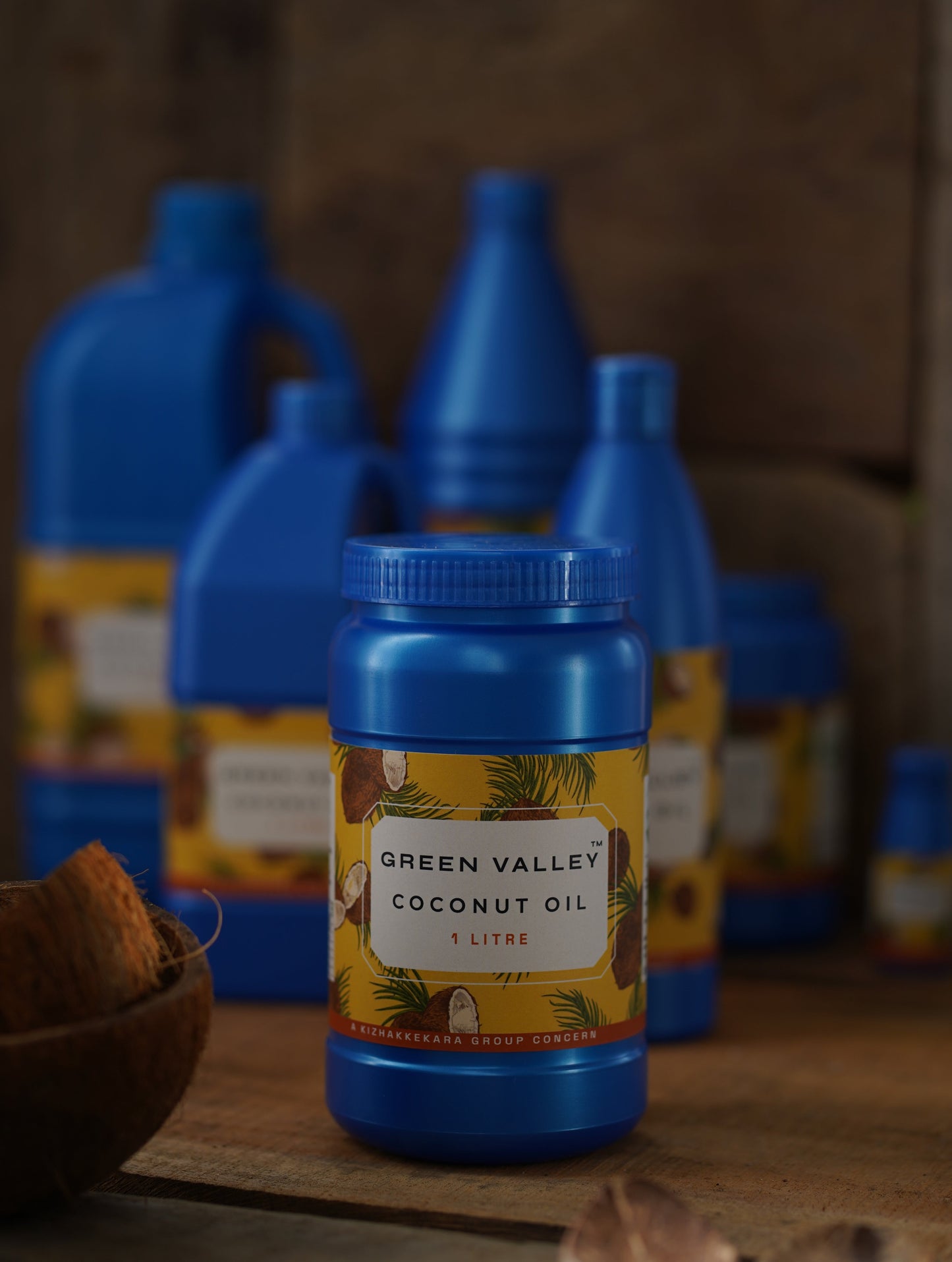 100% Pure Semi-Cold Pressed Coconut Oil, HDPE Jar