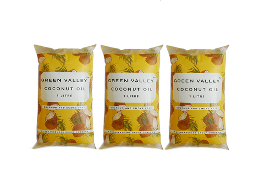 Coconut oil 1ltr 3 pack 