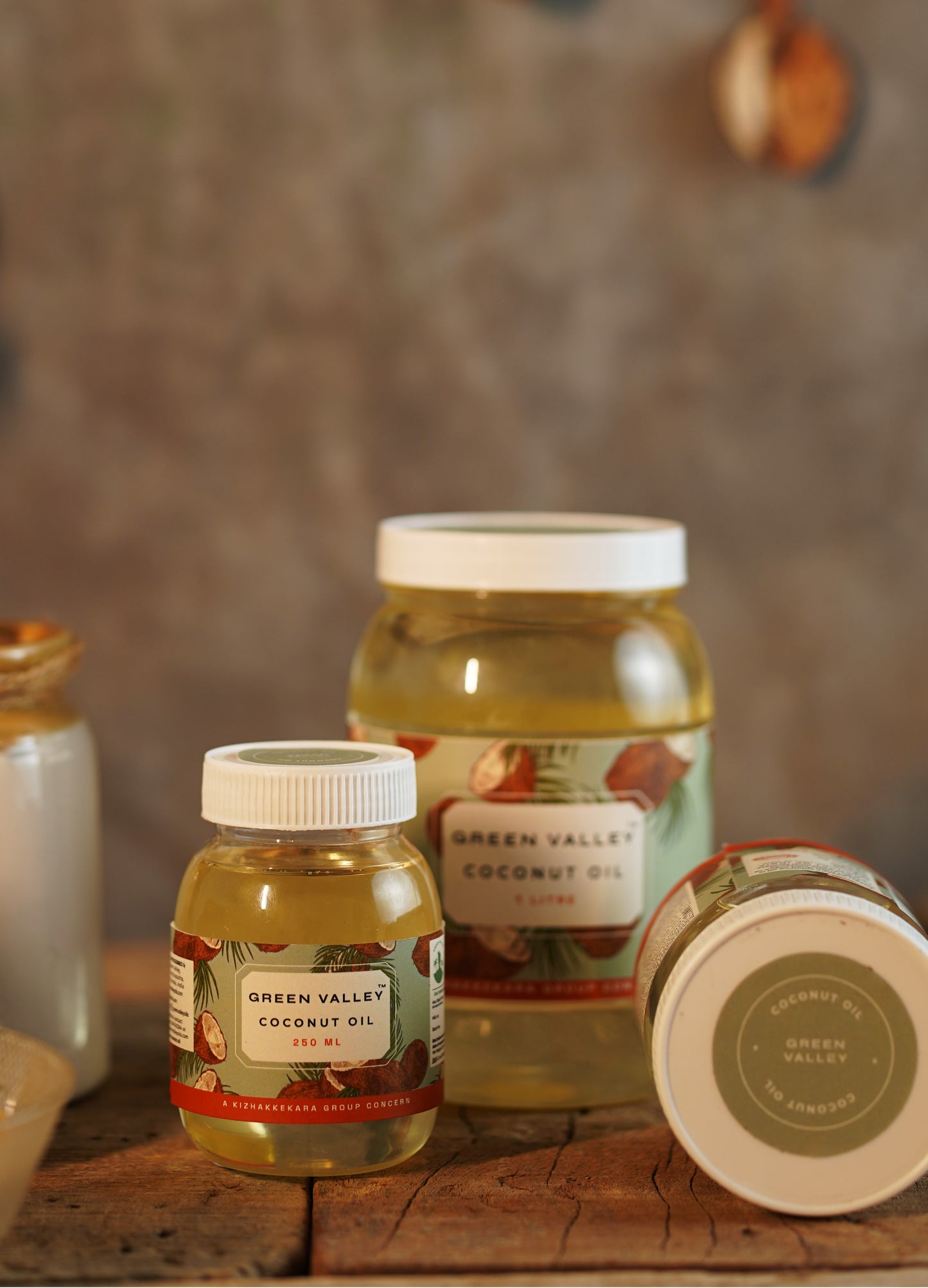 100% Pure Semi-Cold Pressed Coconut Oil, PET Jar